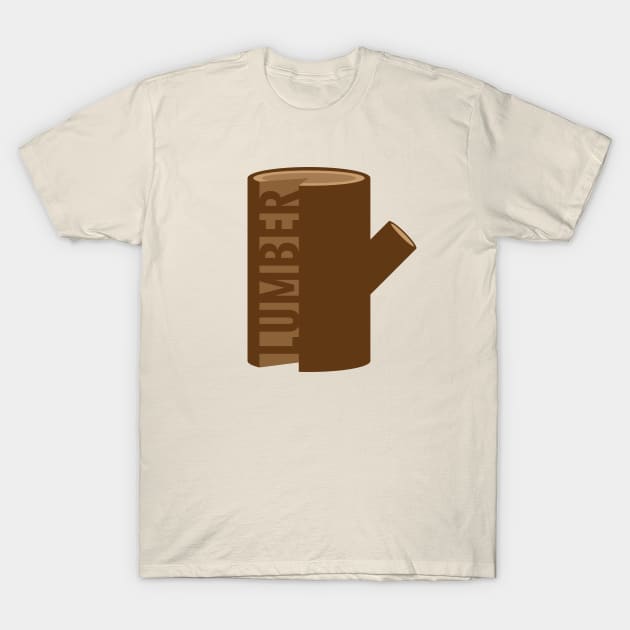 lumber T-Shirt by brianhappel1
